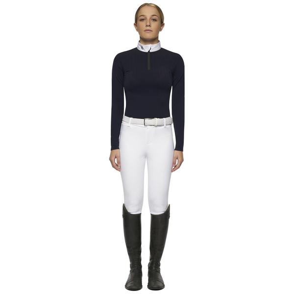 Рубашка для девочки CT Phase-Out, для соревнований, длинный рукав, Cavalleria Toscana Италия