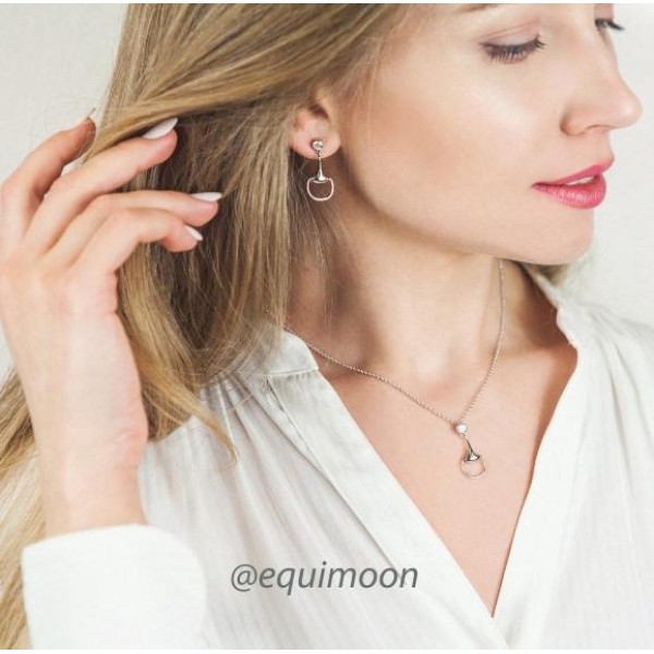Подвеска Трензель-империал 6 с Swarovski, EQUIMOON Россия, код EMN_00217