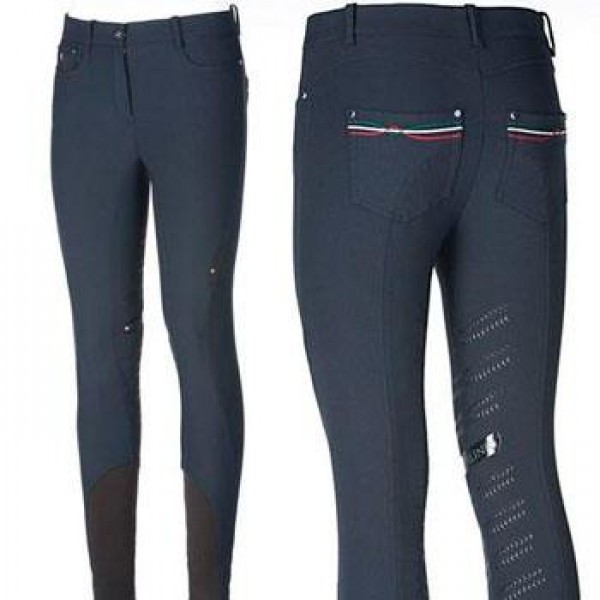 Бриджи женские Carola, коленная силиконовая лея Halfgrip, Equiline Италия, код N08650