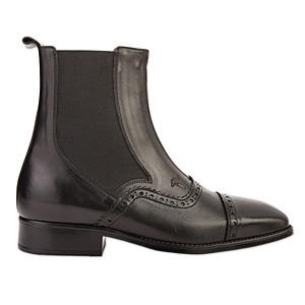 Ботинки Prato, круглый нос, молния спереди, эластичные вставки, Sergio Grasso Италия, код 000440