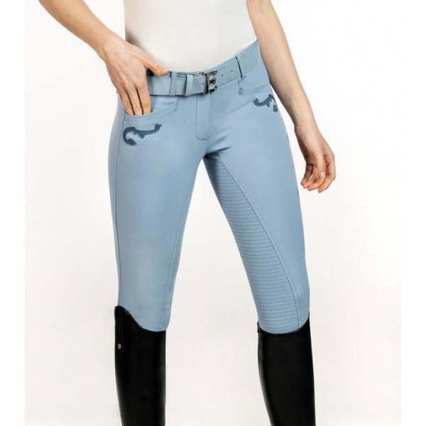 Бриджи женские Cedra, полная силиконовая лея, Equiline Италия, код N08782