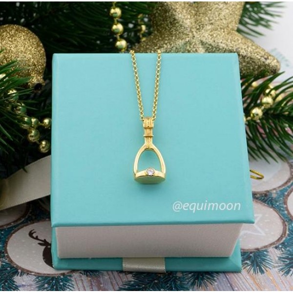 Подвеска Стремя 2 со Swarovski, EQUIMOON Россия, код EMN_00104