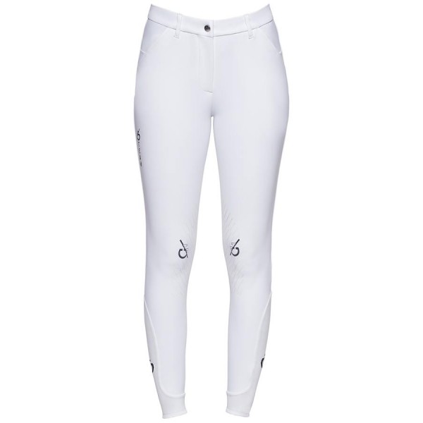 Бриджи женские CT Team, коленная силиконовая лея, Cavalleria Toscana Италия, код PAD148JE010