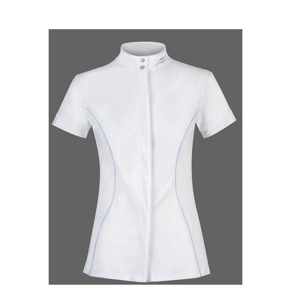 Рубашка женская для выступлений Harisa, короткий рукав, Equiline Италия, код P07639