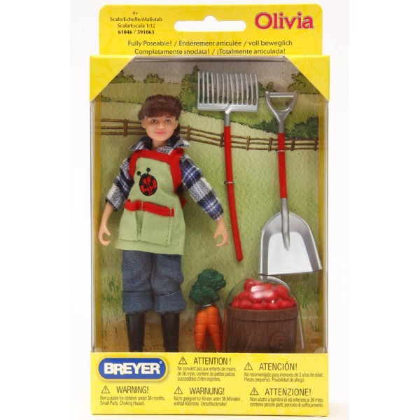 Набор "Кукла Оливия с  садовыми аксессуарами", Breyer США, код 61046