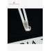 Рубашка для девочки для соревнований Flocked Stripe CT Logo Zip, длинный рукав, Cavalleria Toscana