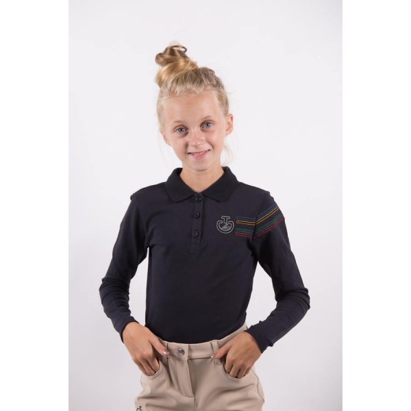 Рубашка для девочки Brushed Piquet CT Tokyo, длинный рукав, Cavalleria Toscana Италия