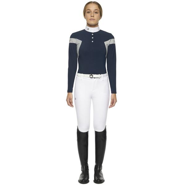 Рубашка для девочки Jesrey W/Perforated Print, длинный рукав, Cavalleria Toscana Италия